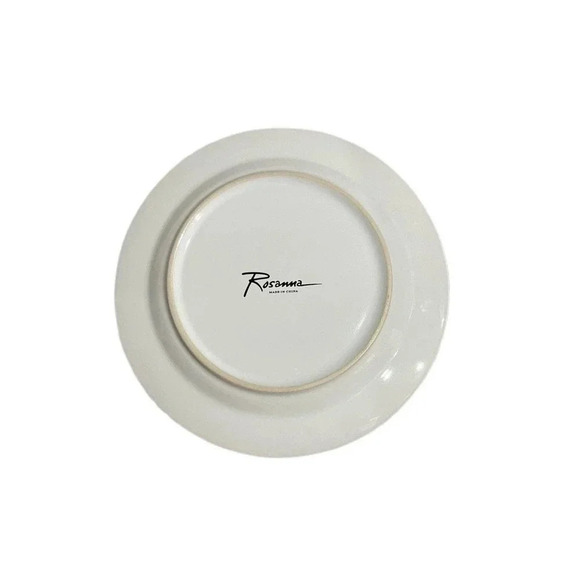SET (4) Rosanna Italian Waiter Salad Plates Appetizer Salute Cheers 8” Sante - Picture 7 of 7